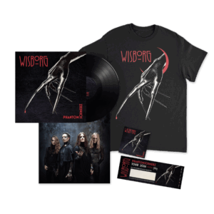 BLACK VINYL DELUXE BUNDLE "PHANTOM&shy;SCHMERZ" (VINYL + T-SHIRT + TOUR TICKET + STICKER)